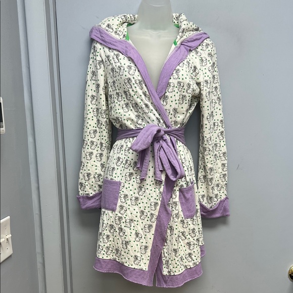 Anthropologie Other - Anthropologie Porridge Whimsical Squirrel Print Tie-Wrap Robe